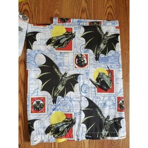 Batman Sheet Twin Flat and‎ mattress DC Comic Cat Woman Penguin Super Hero 1992